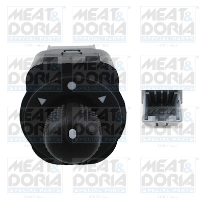 Switch, exterior mirror adjustment